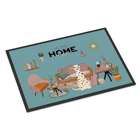 Carolines Treasures 18 x 27 in. Dalmatian Sweet Home Indoor or Outdoor Mat CK7942MAT